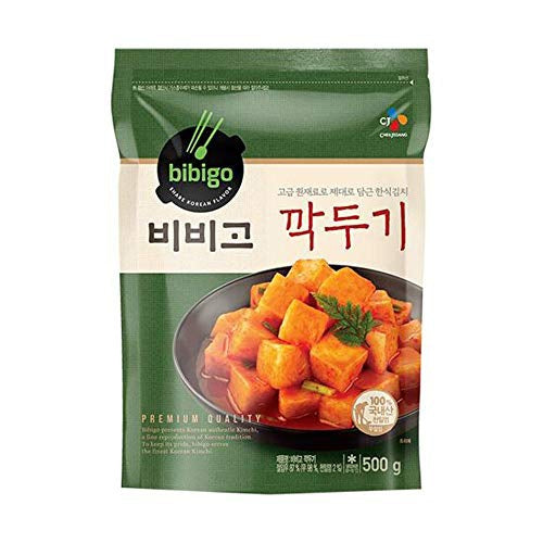 CJ Bibigo Kkakdugi (Cubed Radish Kimchi)-韓國小蘿蔔泡菜-KOR130