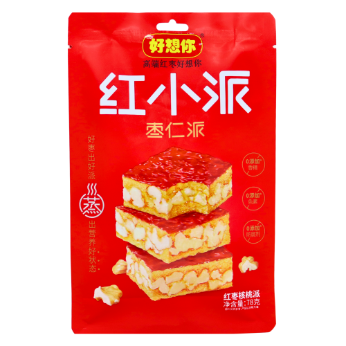 HXN Red Date & Walnut Pie Snack-好想你紅棗核桃派-SNACHXN102