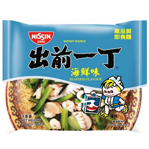 Nissin Noodles HK - Seafood - 5 x 100g-香港出前一丁海鮮面-5