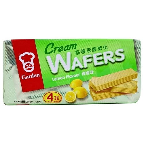 Garden Cream Wafers - Lemon-嘉頓忌廉威化 - 檸檬味-BISG206