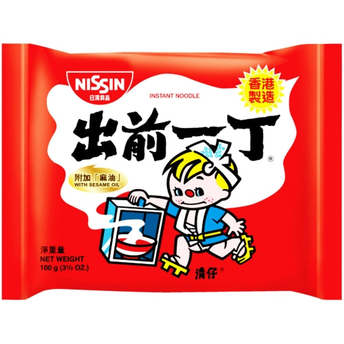 Nissin Noodles HK - Sesame - 5 x 100g-香港出前一丁麻油味麵-5