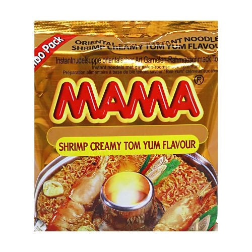 Mama Jumbo Noodle - Shrimp Creamy Tom Yum 90g-媽媽酸辣味濃湯麵-INMM154