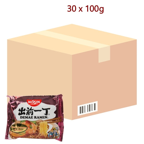 Nissin Noodles - Prawn - 30 x 100g-出前一丁鮮蝦麵-INN109