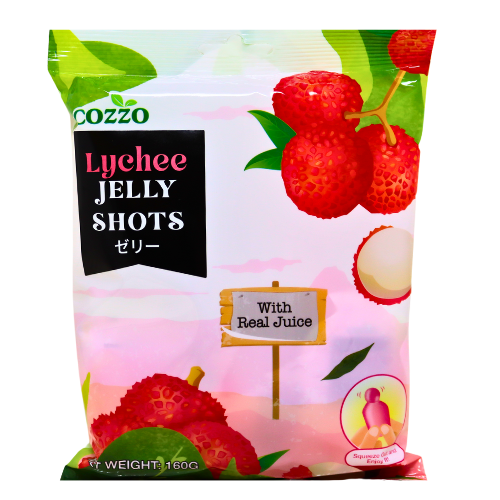 Cozzo Jelly Shots - Lychee-擠壓式荔枝口味果凍-DES279