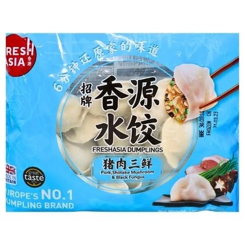 Fresh Asia Pork Mushroom Black Fungus Dumpling-香源猪肉三鮮水餃-DUMFA102