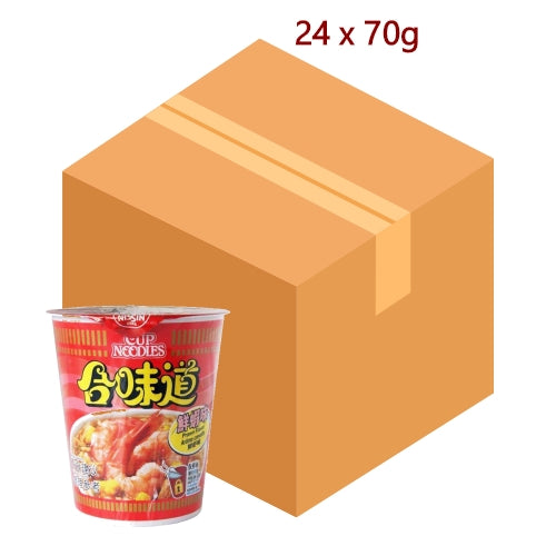 Load image into Gallery viewer, Nissin Cup Noodles - Prawn - 24 x 70g-日清合味道蝦味杯面-INN207
