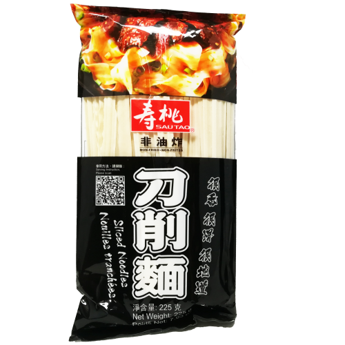 Sau Tao Sliced Noodle-壽桃 直條刀削麵-DNOOST504