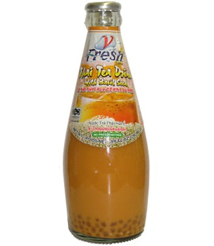 V-Fresh Thai Tea Drink with Basil Seed-泰國明列子奶茶-DRIVF105