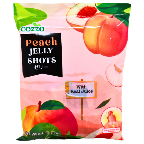 Cozzo Jelly Shots - Peach-擠壓式蜜桃口味果凍-DES281