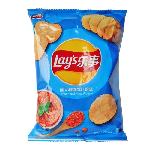 Lay's Potato Crisps - Italian Red Meat-樂事薯片-意大利香濃紅肉味-SNACLA102