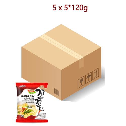 Load image into Gallery viewer, Paldo Kokomen (Spicy Chicken Flavour) - 5 x 5*120g-八道咕咕麵(香辣雞湯味)-INP108
