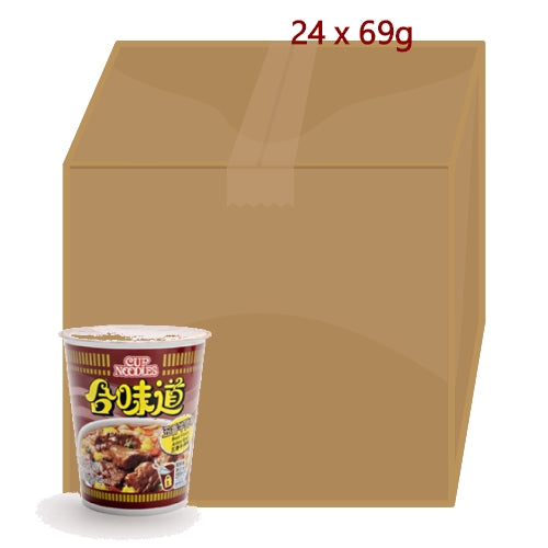 Nissin Cup Noodles - Beef - 24 x 69g-日清合味道五香牛肉杯面-INN206
