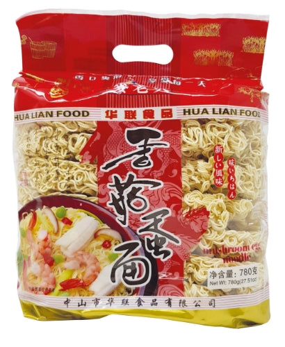 Hua Lian MLD Mushroom Egg Noodle-華聯麥老大香菇蛋麵-DNOOHL101