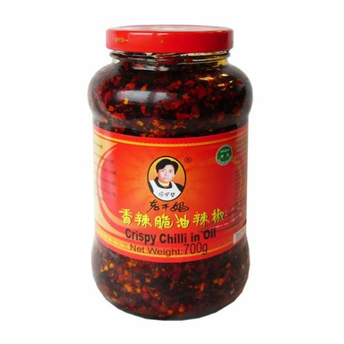 LaoGanMa Crispy Chilli In Oil - 700g-老干媽香辣脆油辣椒(大)-CHILGM201