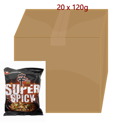 Load image into Gallery viewer, Nong Shim Noodle - Shin Ramyun Red (Super Spicy) - 20 x 120g-農心辛辣麵 - 極辣-INNS117
