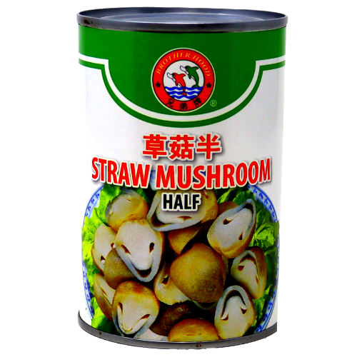 BH Split Straw Mushrooms (Halves)-兄弟牌開半草菇-MSH109
