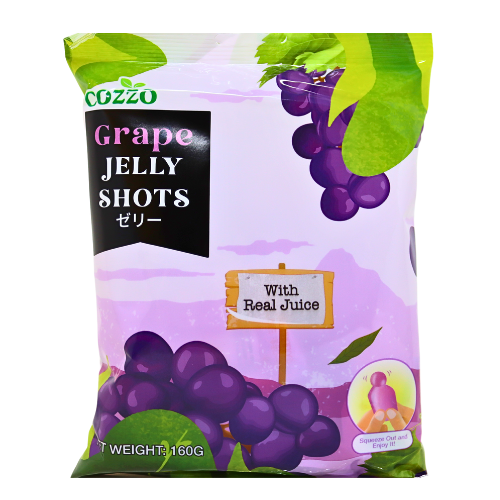 Cozzo Jelly Shots - Grape-擠壓式葡萄口味果凍-DES278