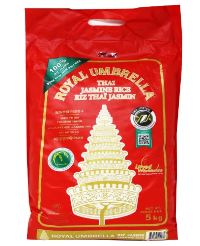 5kg Royal Umbrella Thai Jasmine Rice-泰國皇族香米-RIC318