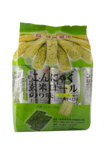 Pei Tien Konjac Brown Rice Roll - Seaweed-北田蒟蒻糙米捲-海苔味-SNACPT202