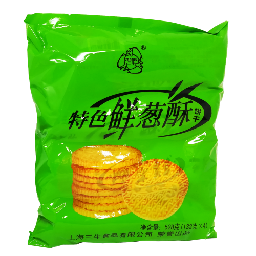 WNQ Onion Flavour Biscuits-萬年青餅乾鮮蔥酥-BISWNQ101