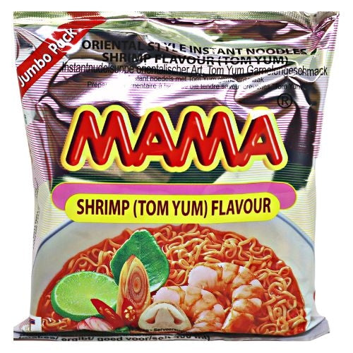 Mama Jumbo Noodle - Shrimp (Tom Yum) 90g-媽媽酸辣味湯麵-INMM153
