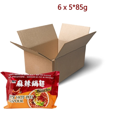 Load image into Gallery viewer, WeiLih Noodles - Spicy Hot Pot - 6 x 5*85g-維力麻辣鍋麵-INWL107
