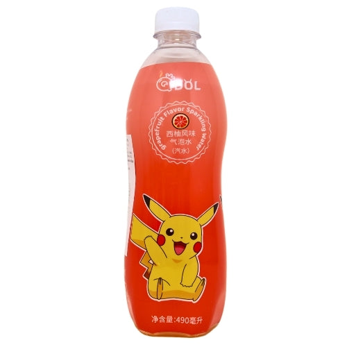 Q Dol Pokemon Soda - Grapefruit (Pikachu)-夢可寳西柚風味氣泡水-DRIQD402