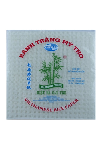 Bamboo Tree Rice Paper 22cm (Square)-8.5"越南米紙(正方形)-WRAP515