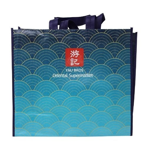 Yau Bros Shopping Bag - Blue Wave-游記購物袋-波浪圖-CARY105