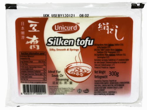 Unicurd Food Silken Tofu (Red)-統一日本嫩滑豆腐(紅)-TOFU103