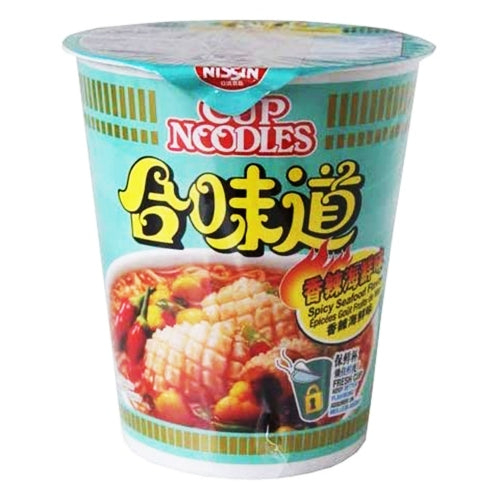 Load image into Gallery viewer, Nissin Cup Noodles - Spicy Seafood - 24 x 72g-日清合味道香辣海鮮杯麵-24
