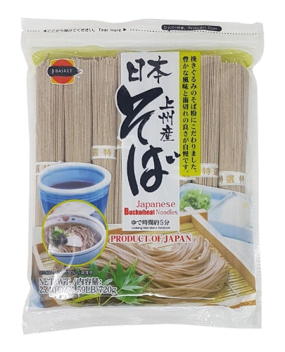 J-Basket Japanese Buckwheat Noodles (Nihon Soba)-日本上州產蕎麥麵-DNOOJB102