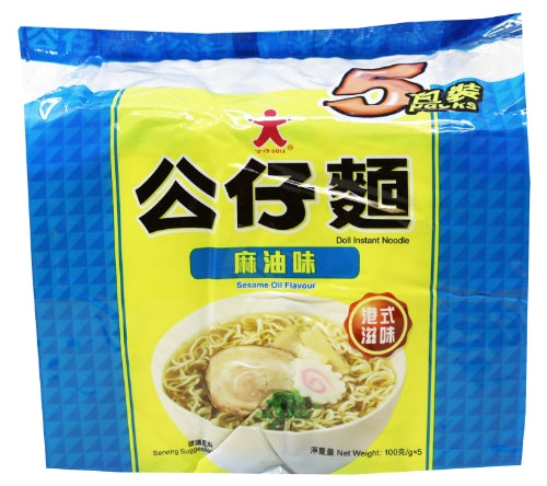 Doll Noodle - Sesame Oil-公仔麻油味面-INDO104