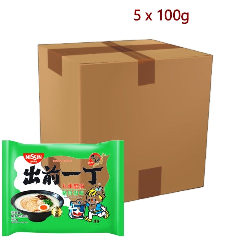 Nissin Noodles HK - Tonkotsu - 5 x 100g-香港出前一丁九州豬骨濃湯麵-INN114A