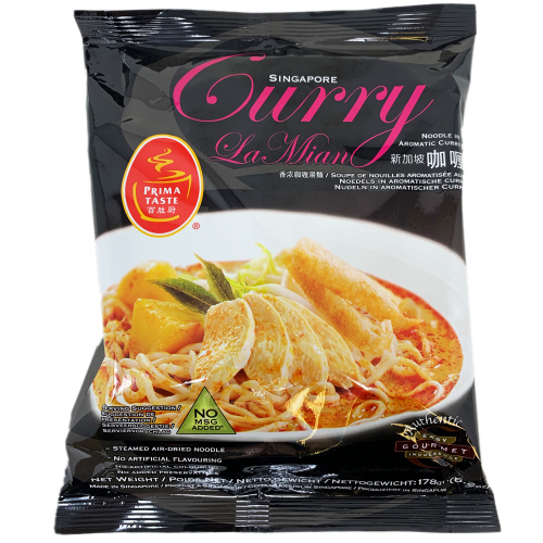 Load image into Gallery viewer, Prima Taste Curry La Mian - 12 x 178g-百勝厨新加坡咖哩拉麵-12
