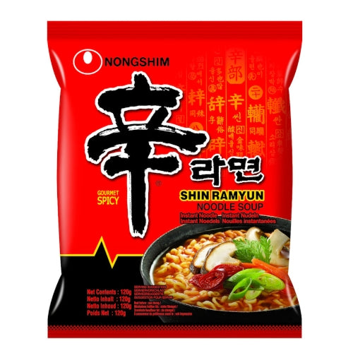 Nong Shim Noodle - Shin Ramyun (Hot & Spicy)-農心辛辣麵-INNS101