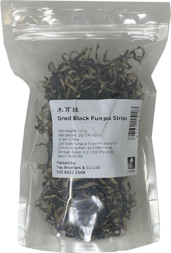 YB Dried Black Fungus Strips-游記木耳絲-FUNG159A