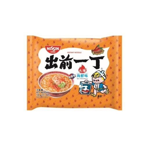 Nissin Noodles HK - Spicy Seafood-香港出前一丁香辣海鮮麵-INN111