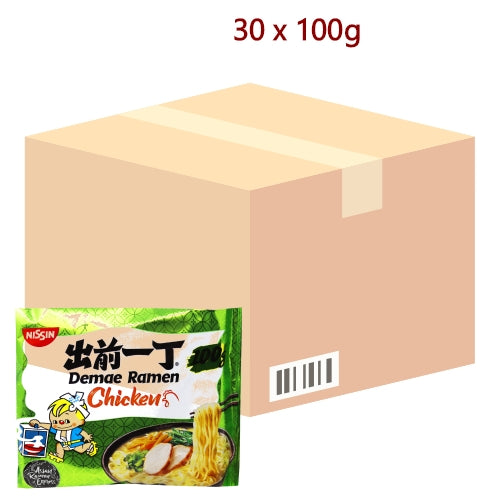 Nissin Noodles - Chicken - 30 x 100g-出前一丁雞蓉麵-INN101