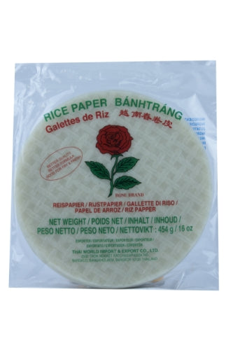 Rose Rice Paper 22cm-8.5"越南春卷皮(米紙)-WRAP503