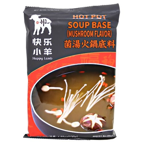 HL Hot Pot Soup Base - Mushroom-快樂小羊菌湯火鍋底料-STK145