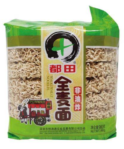 Du Tian Whole Wheat Noodles-都田高纖維全麥面-DNOOD103