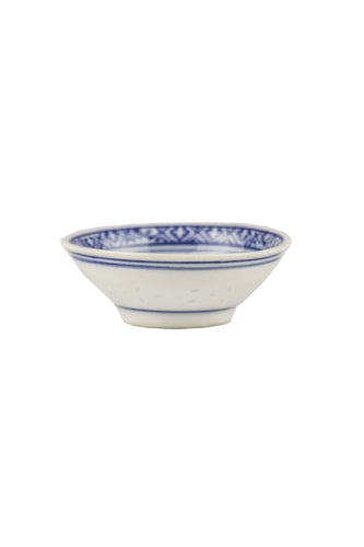 Sauce Dish Blue Rice 4"-4吋米通醬碟-KITPL307