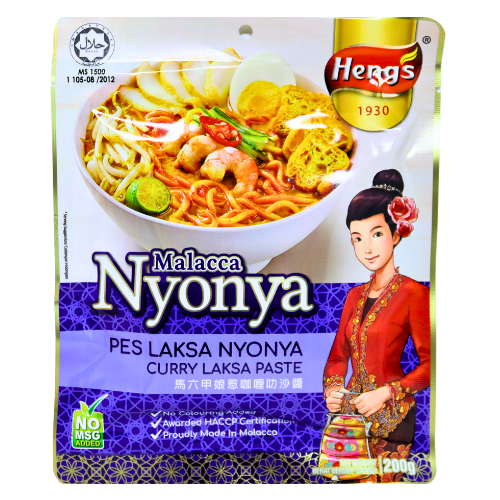 Heng's Nyonya Curry Laksa Paste-恆氏愛加料馬六甲娘惹咖哩叻沙醬-PASTE593