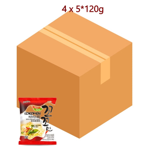 Load image into Gallery viewer, Paldo Kokomen (Spicy Chicken Flavour) - 4 x 5*120g-八道咕咕麵(香辣雞湯味)-INP108
