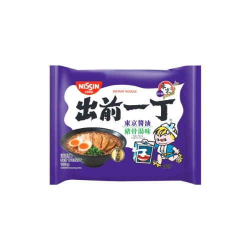 Nissin Noodles HK - Tokyo Shoyu Tonkotsu-香港出前一丁醬油豬骨湯麵-INN121