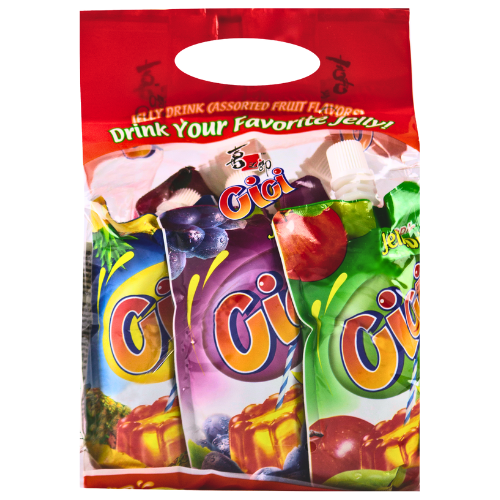 Cici Assorted Flavour Jelly Drink (Multi Pack)-喜之郎綜合水果味果凍爽-DRICC101