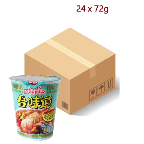 Load image into Gallery viewer, Nissin Cup Noodles - Spicy Seafood - 24 x 72g-日清合味道香辣海鮮杯麵-INN204

